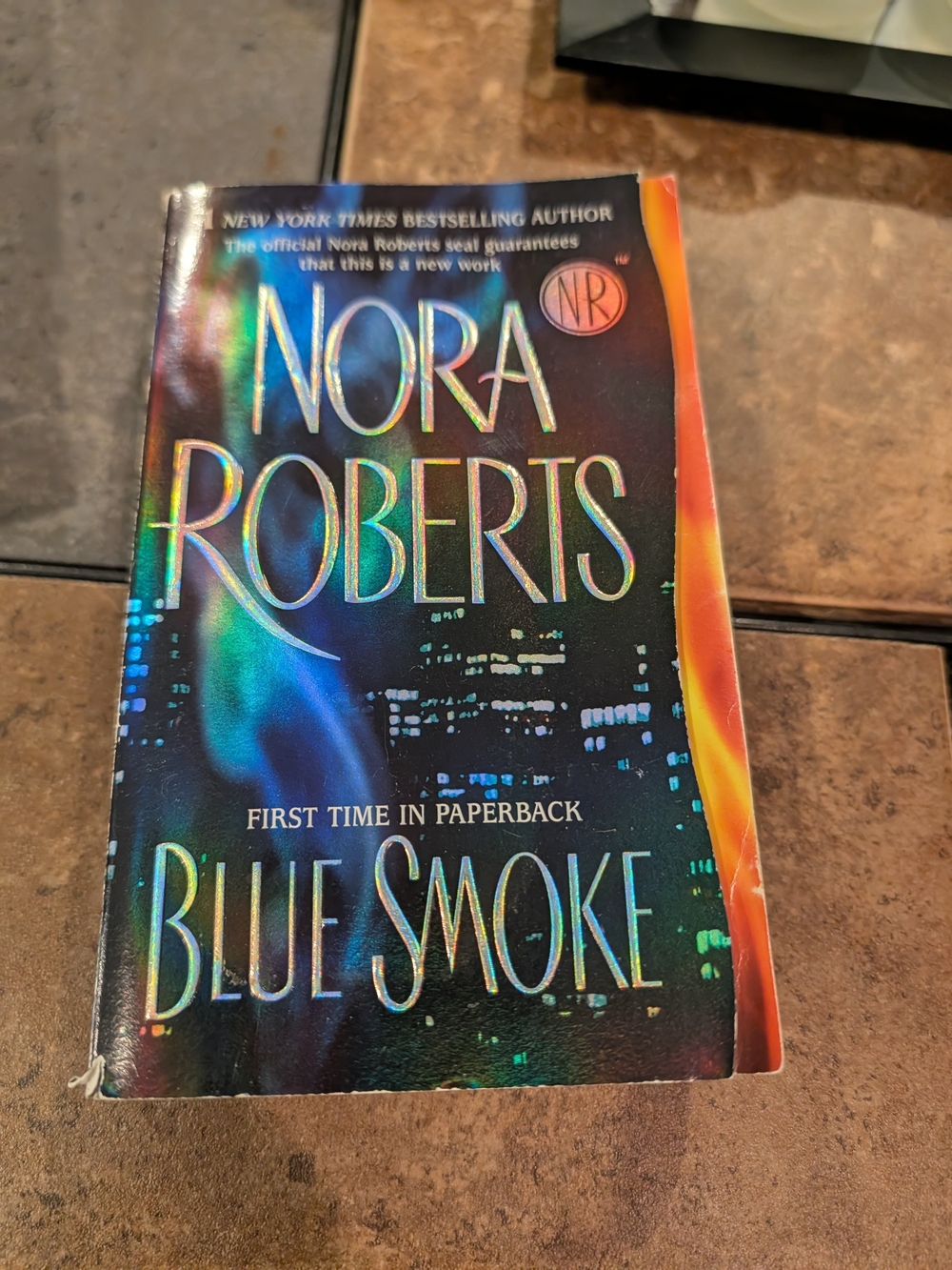 Blue Smoke Paperback - Black/Blue Cover